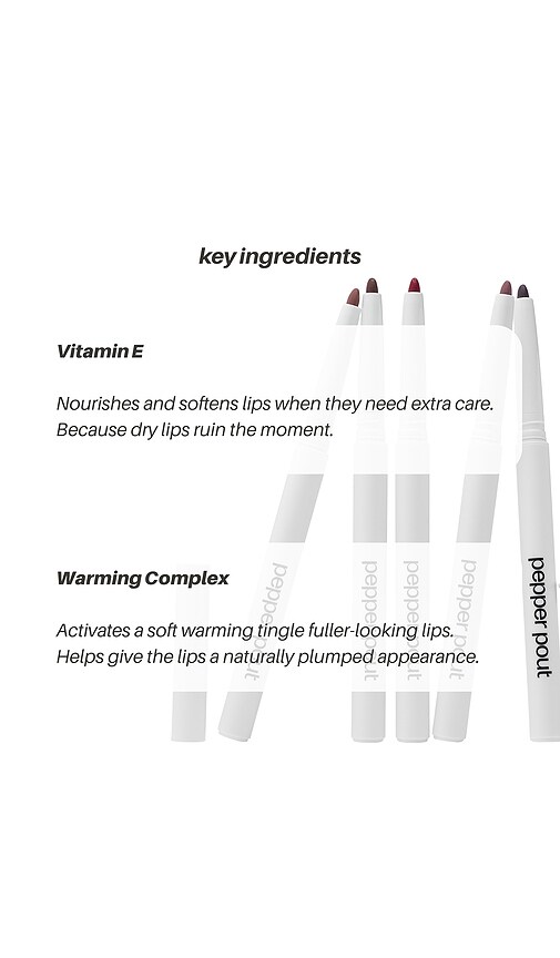  Pepper Pout Lápiz Delineador De Labios “hot Take” Con Efecto Voluminizador Hot Take Plumping Lip Liner En Color Belleza: Na Talla All . 