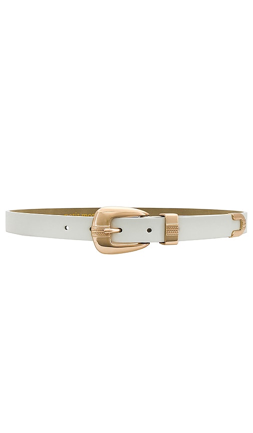 Petit Moments Square Belt In White