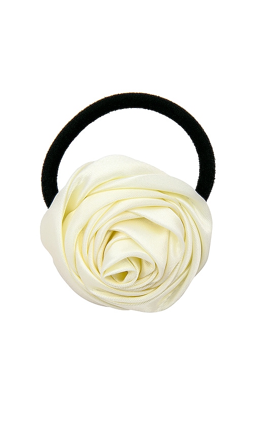 petit moments Rosette Hair Tie in Cream