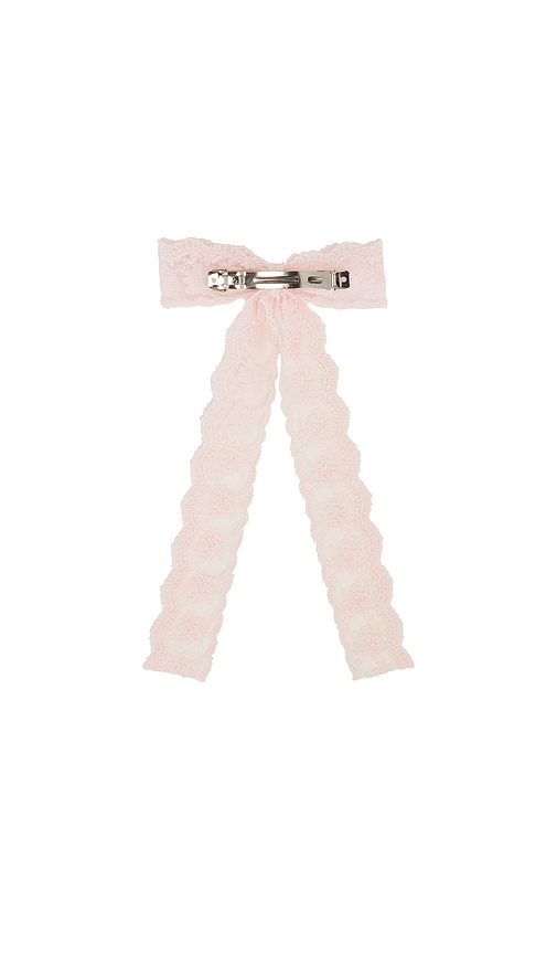 Shop Petit Moments Delicate Hair Bow In 粉色