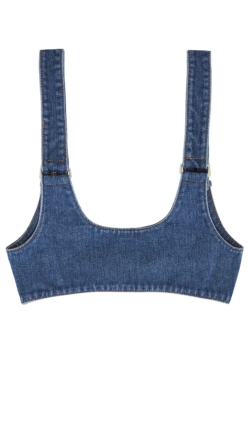 Shop Petit Moments Denim Harness In 牛仔