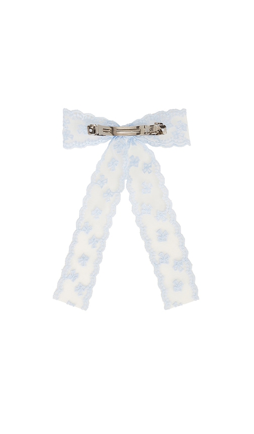 Shop Petit Moments Angelic Hair Bow In 天蓝色