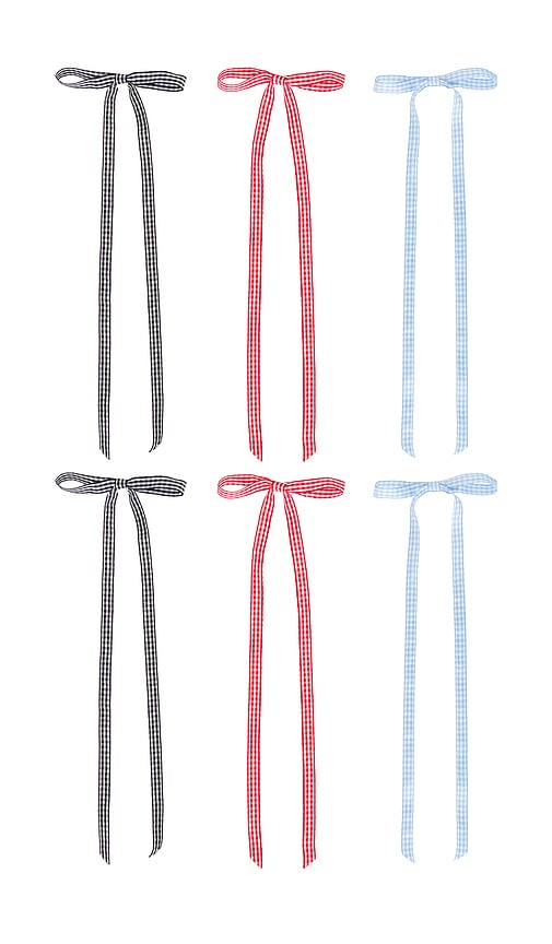 Petit Moments Gingham Hair Bows 3 Packs