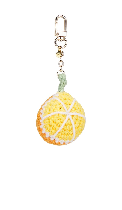 Knit Fruit Keychain Set in Yellow.