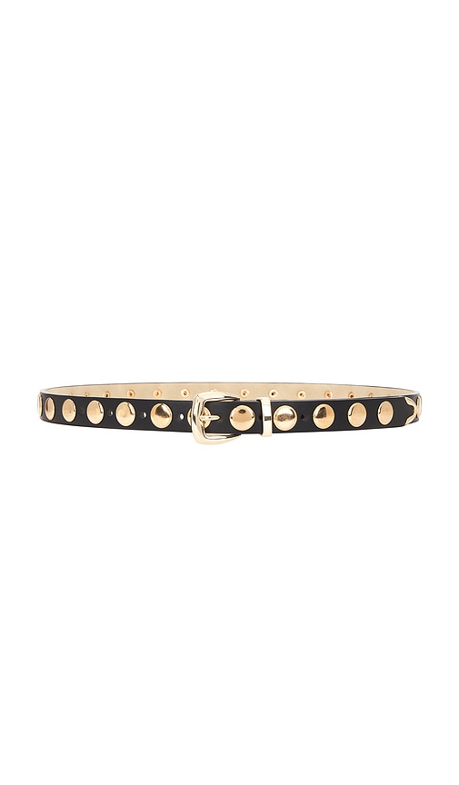 Studded Disc Belt in Black. - size XS/S (also in M/L)