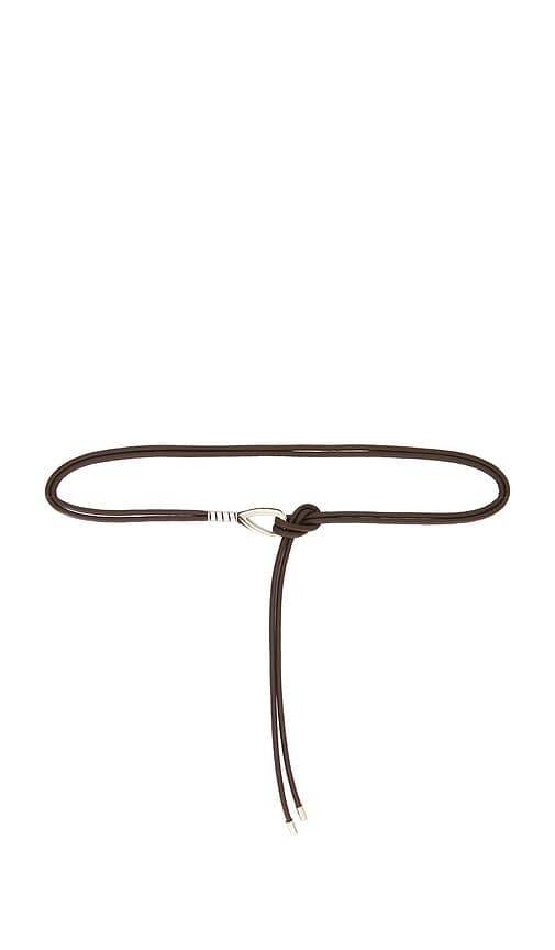 Chrome Tie Belt