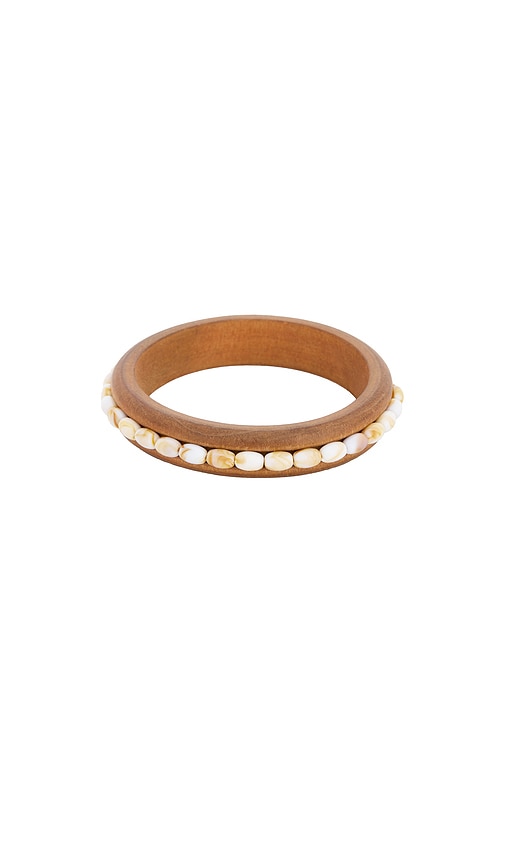 petit moments Wooden Beaded Cuff
