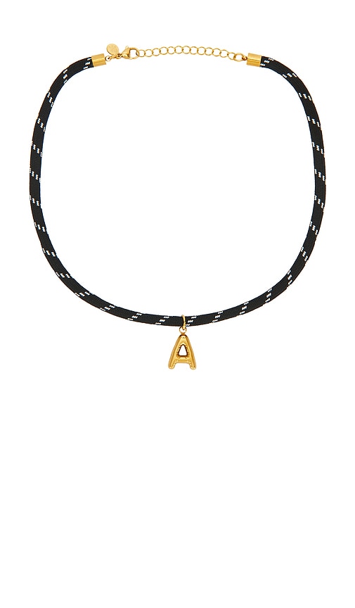 Bubble Initial Paracord Necklace