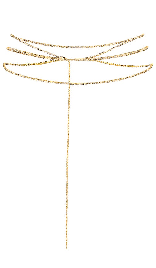 Petit Moments Peggy Body Chain In Metallic Gold
