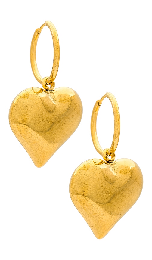 Petit Moments Beagan Earrings In Metallic Gold
