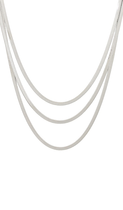 Shop Petit Moments Mikayla Necklace In Silver