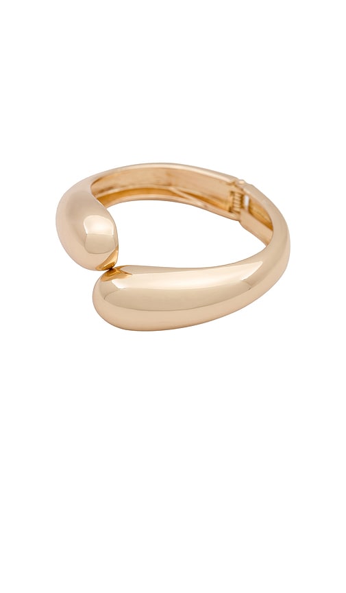 Shop Petit Moments Livorno Cuff In Metallic Gold