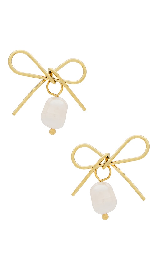 Shop Petit Moments Missy Earrings In 金色