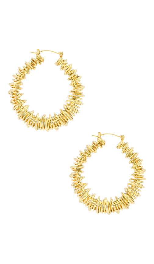 Shop Petit Moments Wire Hoop Earrings In Ê³¨ë