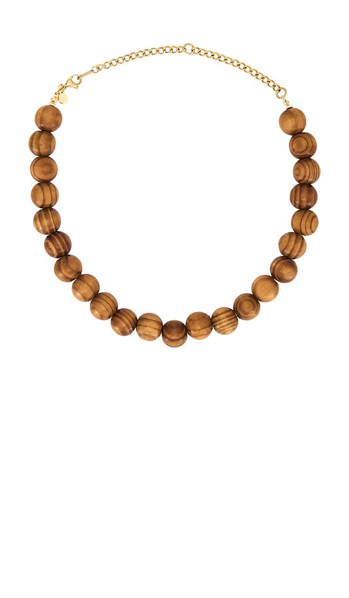 petit moments Topanga Necklace in Wood