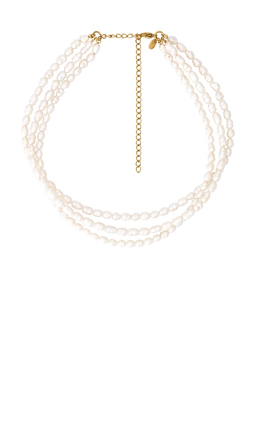 Mini Bloom Choker in Ivory.