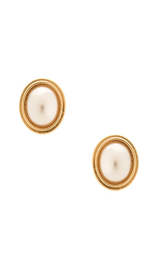 Mirage Earrings in Metallic Gold.