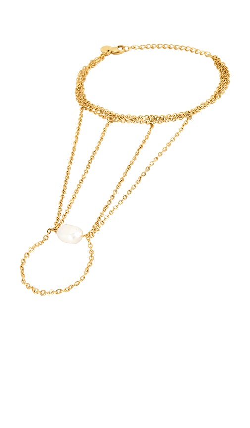 Palm Grove Hand Chain in Green.