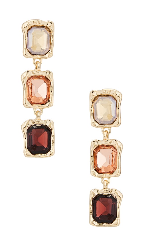Petit Moments Glow Earrings In Animal Print
