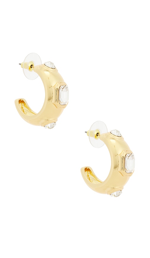 Gardenia Hoop Earrings