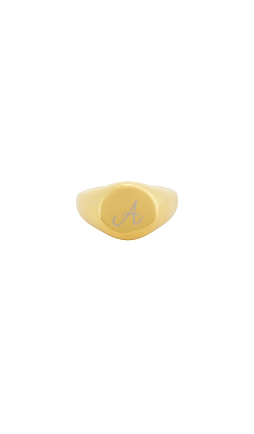 Initial Love Letter Ring