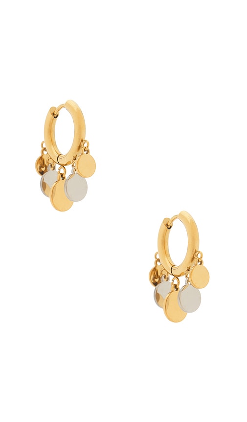 Coin Charm Earrings
