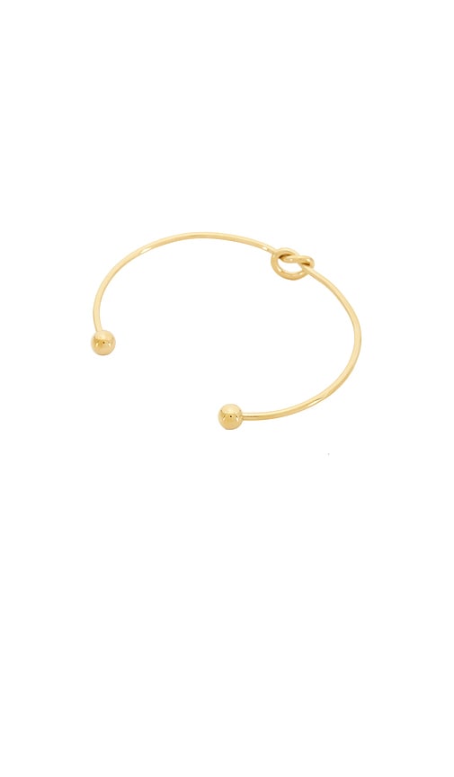  Petit Moments Armreif Knot In Metallic Gold. 