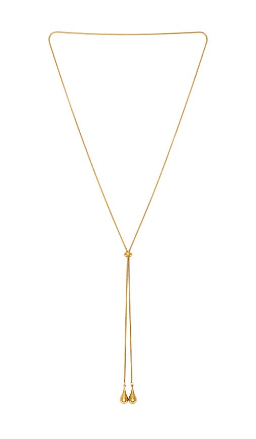 Metal Bolo Lariat Necklace