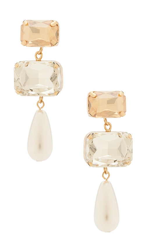 petit moments BOUCLES D'OREILLES PENDANTES ALEXIS en Neutral.