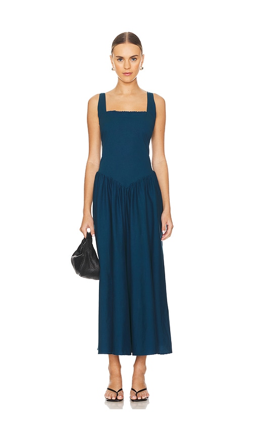 Shop Peixoto Harlow Maxi Dress In Teal