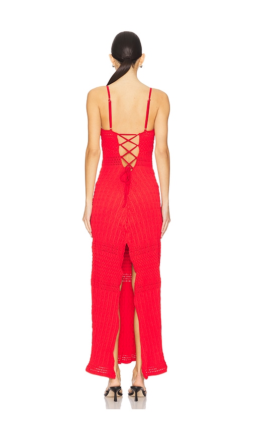  Peixoto Maxikleid Mara In Red. Größe M. Also In Xl. 