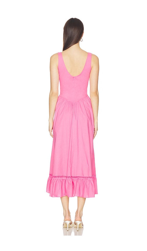  Peixoto Midi-kleid Liam In Pink. Größe S. Also In Xs, M, L, Xl. 
