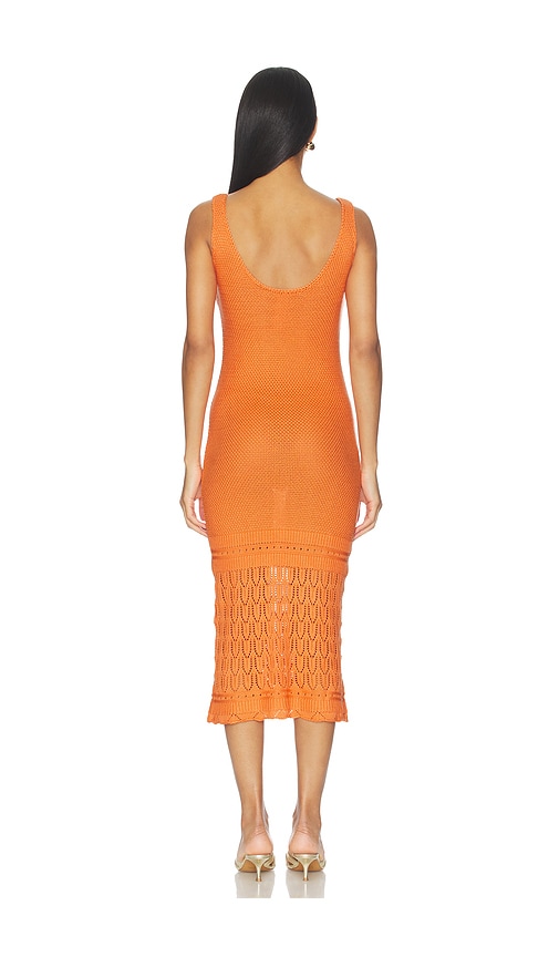  Peixoto Midi-kleid Liv In Orange. Größe S. Also In Xs, M, L, Xl. 