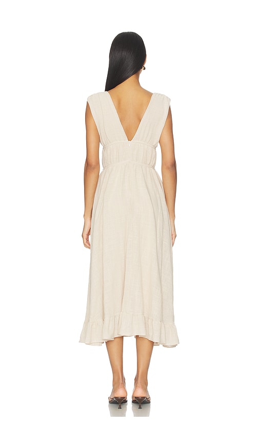  Peixoto Midi-kleid Ava In Beige. Größe S. Also In Xs, M, L. 