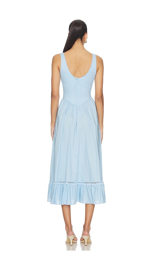  Peixoto Midi-kleid Liam In Baby Blue. Größe S. Also In Xs, M. 