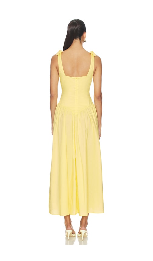  Peixoto Midi-kleid Harlow In Lemon. Größe Xs. Also In M, Xl. 