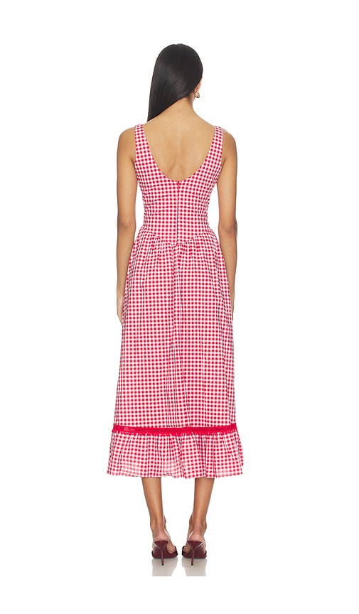  Peixoto Midi-kleid Liam In Red. Größe S. Also In Xs, M, L. 