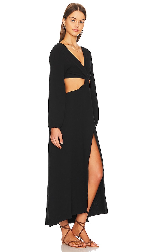 Shop Peixoto Serena Dress In Black