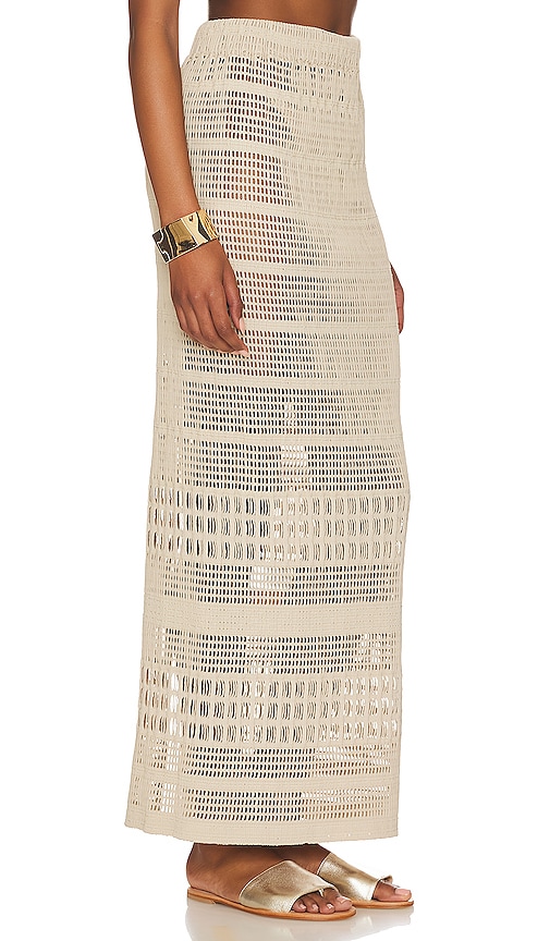 Shop Peixoto Ellis Maxi Skirt In Tayrona Tan