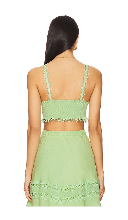  Peixoto Crop-top Jasmine In Green. Größe S. Also In Xs, M. 