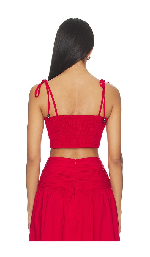  Peixoto Bauchfreies Top Ezra In Red. Größe S. Also In Xs, M, L, Xl. 