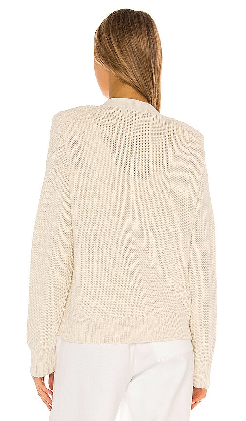 shoulder pad cardigan