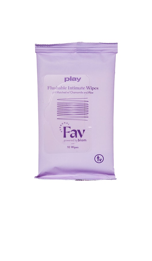 Play Flushable Intimate Wipes 3 Pack