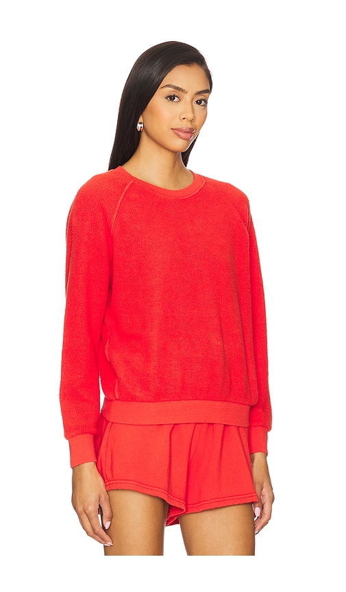 PERFECTWHITETEE INSIDE OUT FLEECE SHRUNKEN CREWNECK SWEATSHIRT