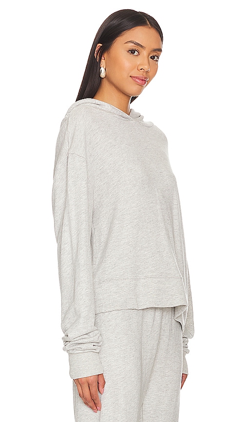 Shop Perfectwhitetee French Terry Hoodie In Heather Grey