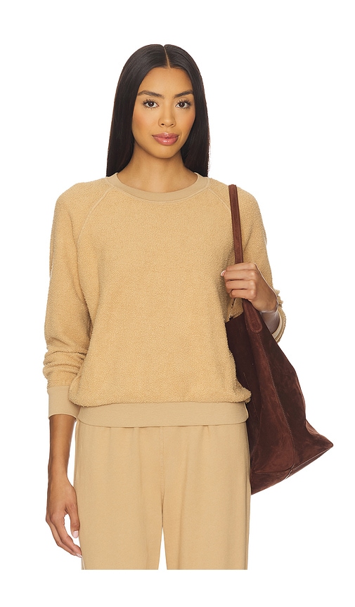 Ziggy Shrunken Crewneck in Tan. - size M (also in S, XL, XS) - perfectwhitetee - Modalova