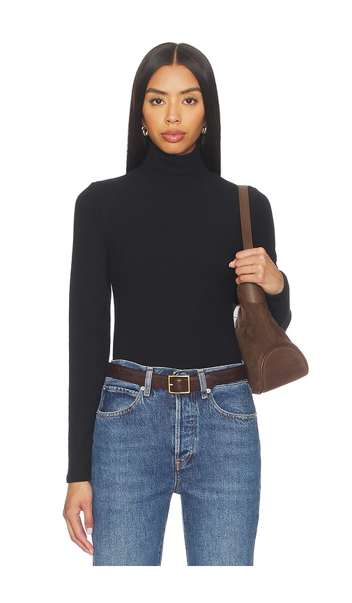 perfectwhitetee Dana Sweater Jersey Turtleneck