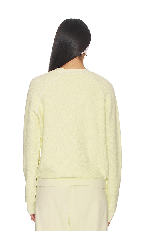  Perfectwhitetee Langarm-sweatshirt Mit Rundhalsausschnitt Aus Fleece In Lemon. Größe Xs. Also In S, M, L. 