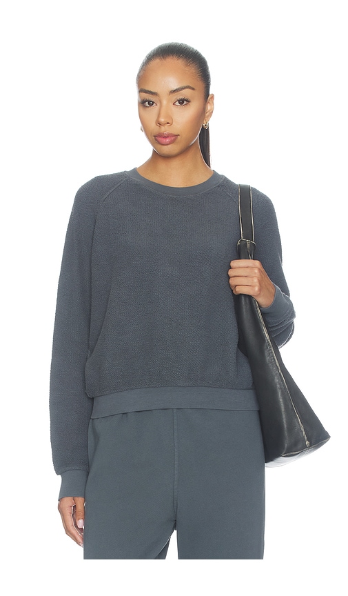 Ziggy Inside Out Fleece Long Sleeve Shrunken Crewneck Sweatshirt