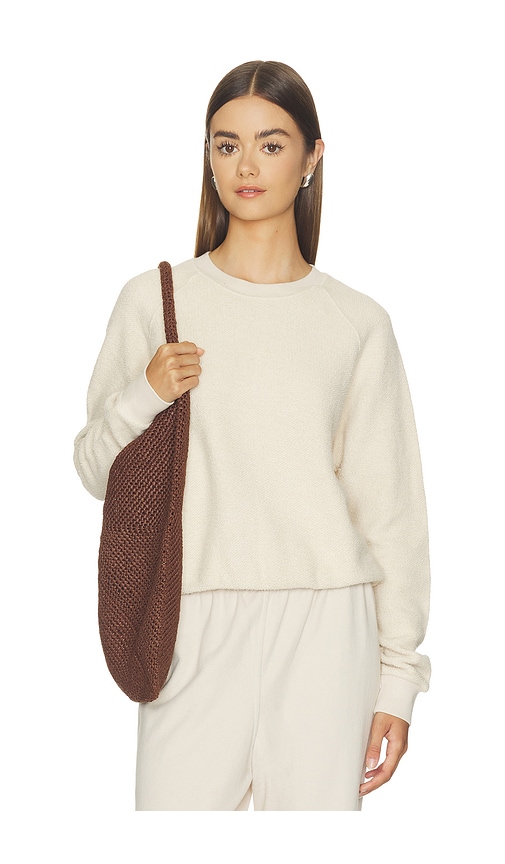 Ziggy Inside Out Fleece Long Sleeve Shrunken Crewneck Sweatshirt